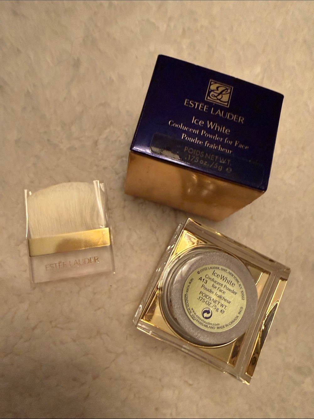 RARE Estee Lauder Ice White Coolucent Loose Highlighting Face Powder -New in Box